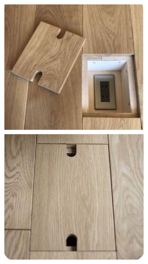 recessed floor outlets for wood floors